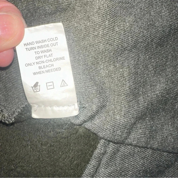 Athleta Belvedere quilted asymmetrical moto jacket grayish green size L - Picture 10 of 10